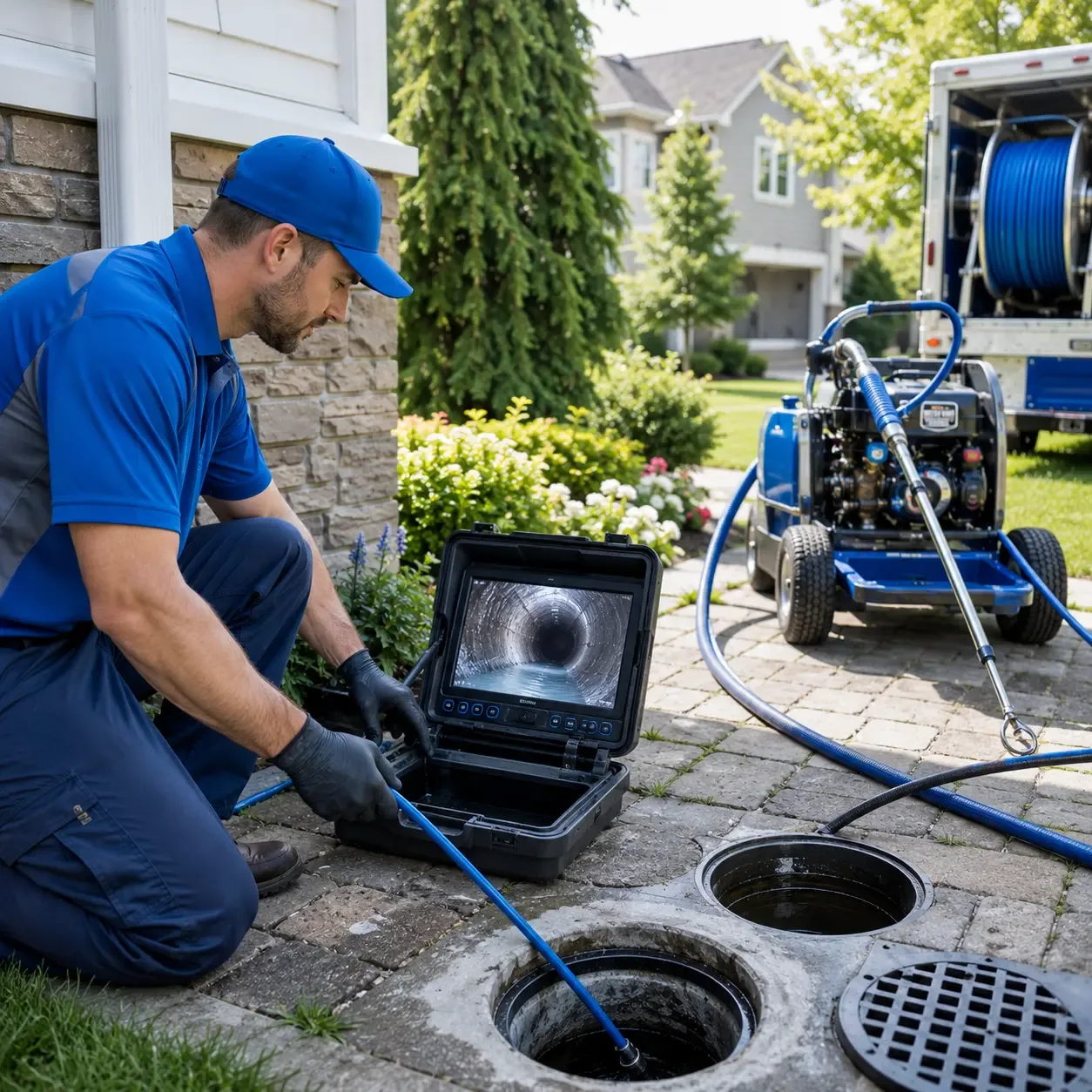 Outdoor drain cleaning professionals serving Troutman, NC