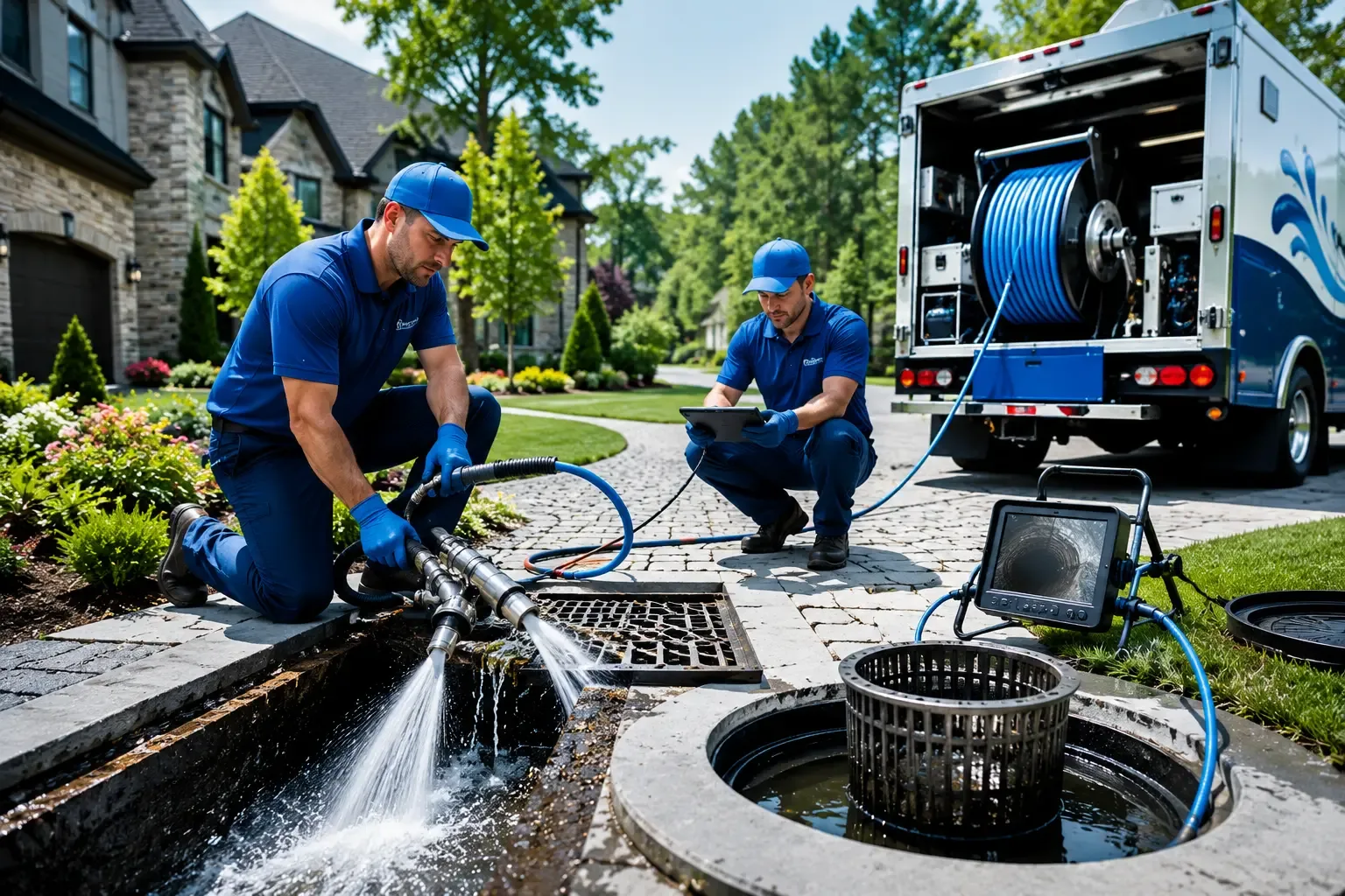 Local outdoor drain cleaning professionals in Troutman, NC